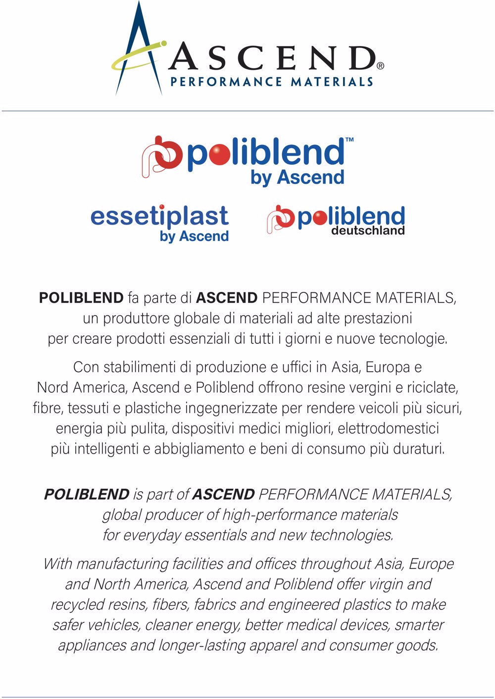 POLIBLEND BY ASCEND